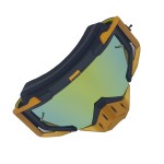 Ochelari unisex ski, snowboard, motociclism, ciclism, rama aurie, lentila multicolora, O11GMN